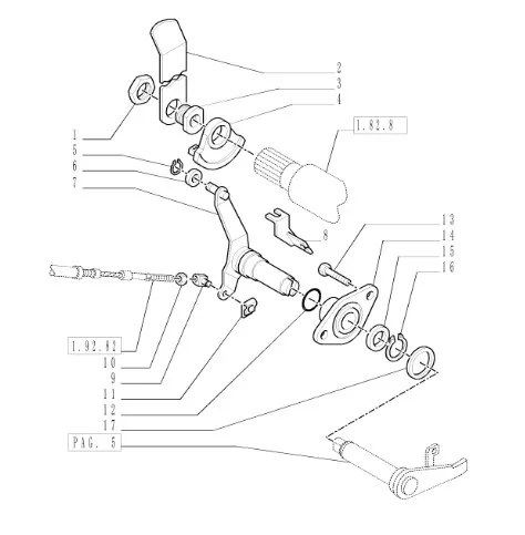 5176289 - Рычаг